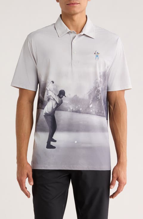 Snap Placket Performance Golf Polo