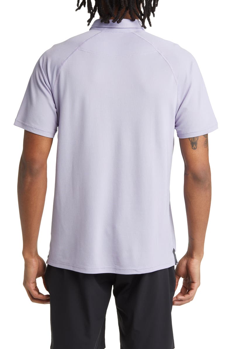 Rhone Delta Piqué Performance Polo, Alternate, color, Mellow Lavender