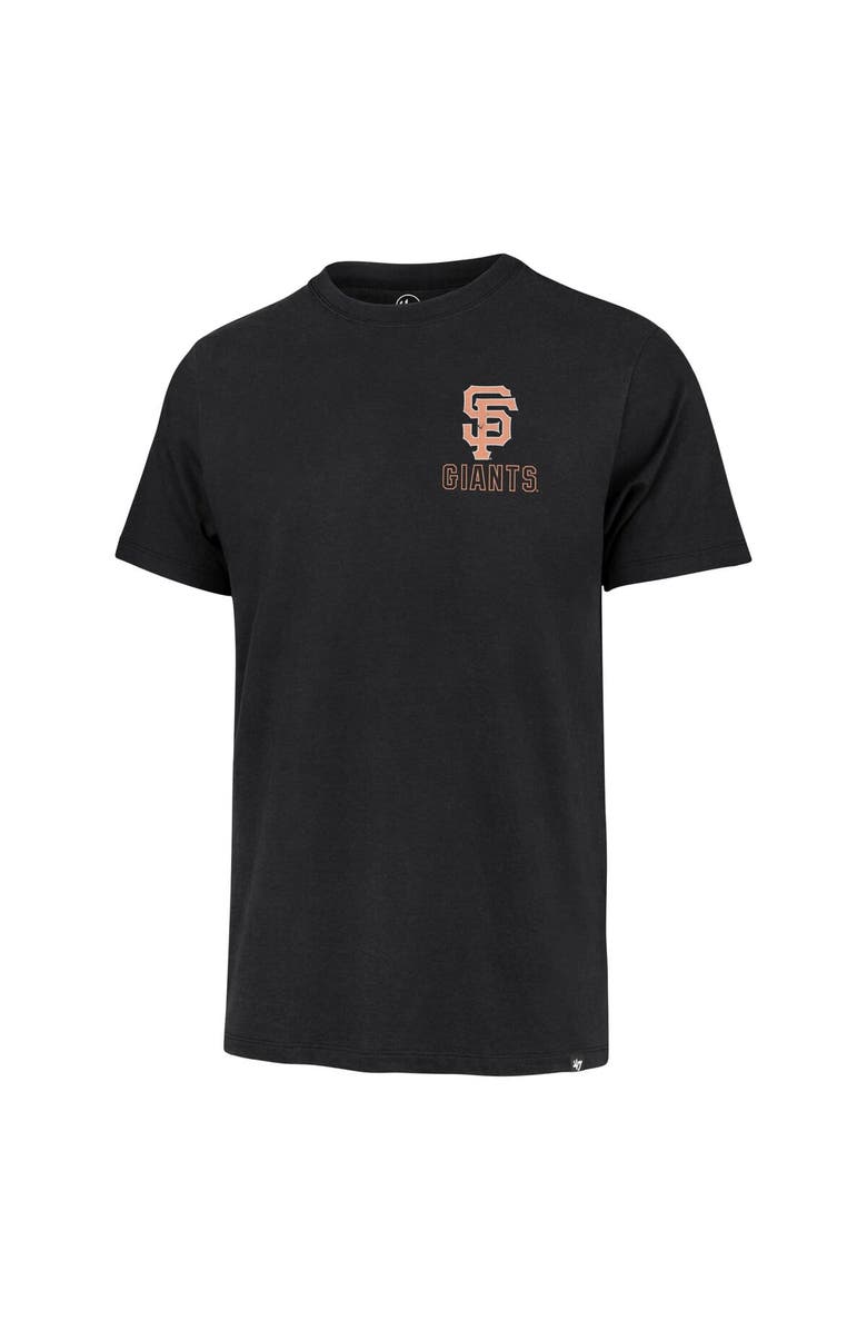 '47 Men's '47 Black San Francisco Giants Hang Back Franklin T-Shirt, Alternate, color, Black
