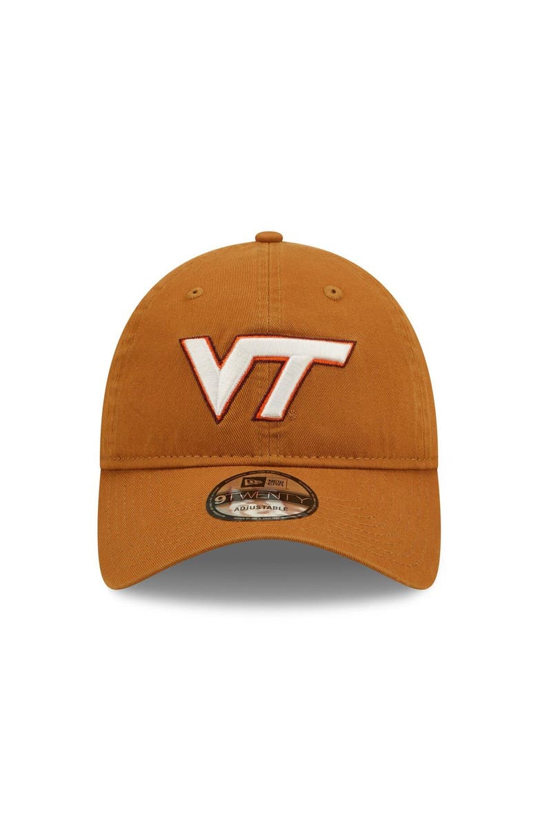 New Era Men's New Era  Khaki Virginia Tech Hokies Core Classic 2.0 9TWENTY Adjustable Hat, Alternate, color, 