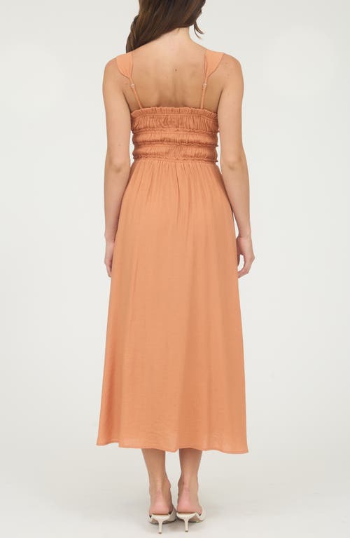 Blu Pepper Bow Embellished Fit & Flare Midi Dress
