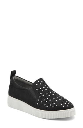 Adrienne Vittadini Neighbor Slip-On Sneaker in BLACK · Shoes from Nordstrom Rack in a $149.41 outfit