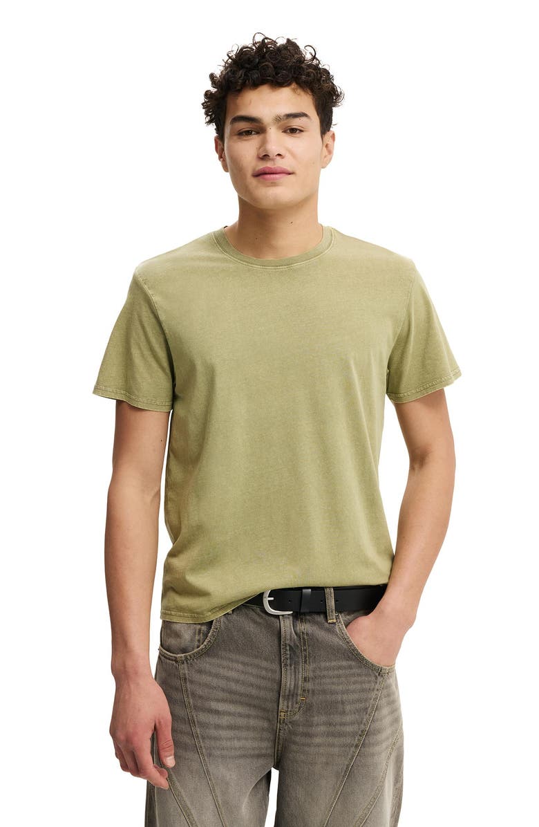 Cotton On Men's Baby T-Shirt, Main, color, Blair Green Wash