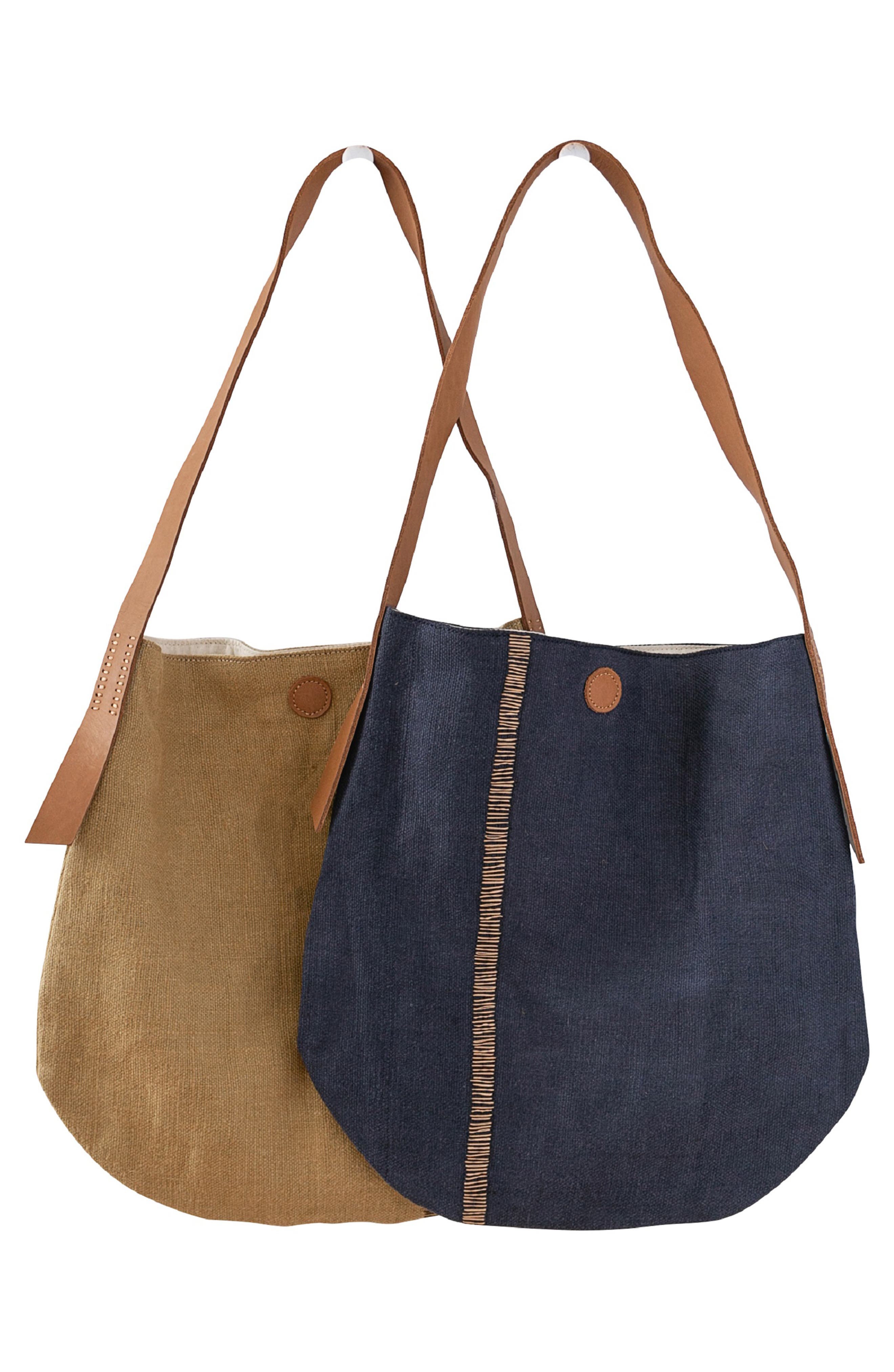 Will 
Atlas Archer Jute Tote, Alternate, color, Indigo