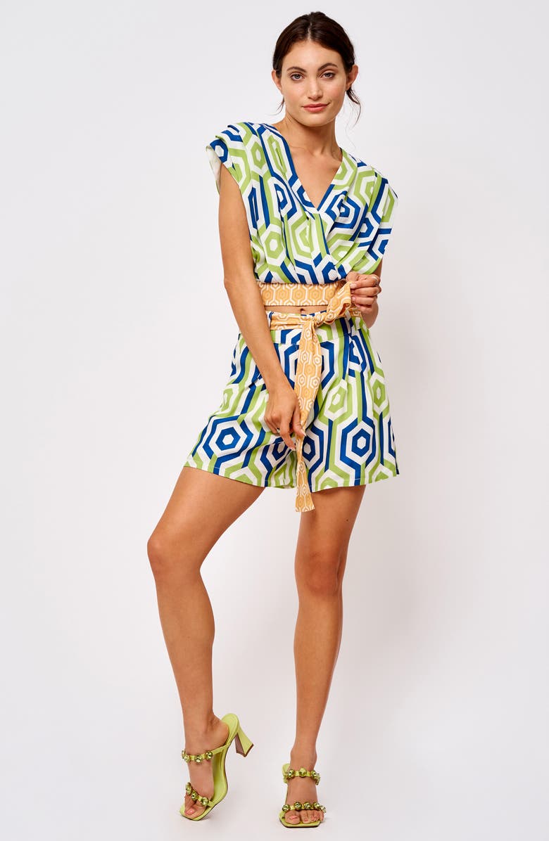 CIEBON Adrina Crop Top, Alternate, color, Lime Green