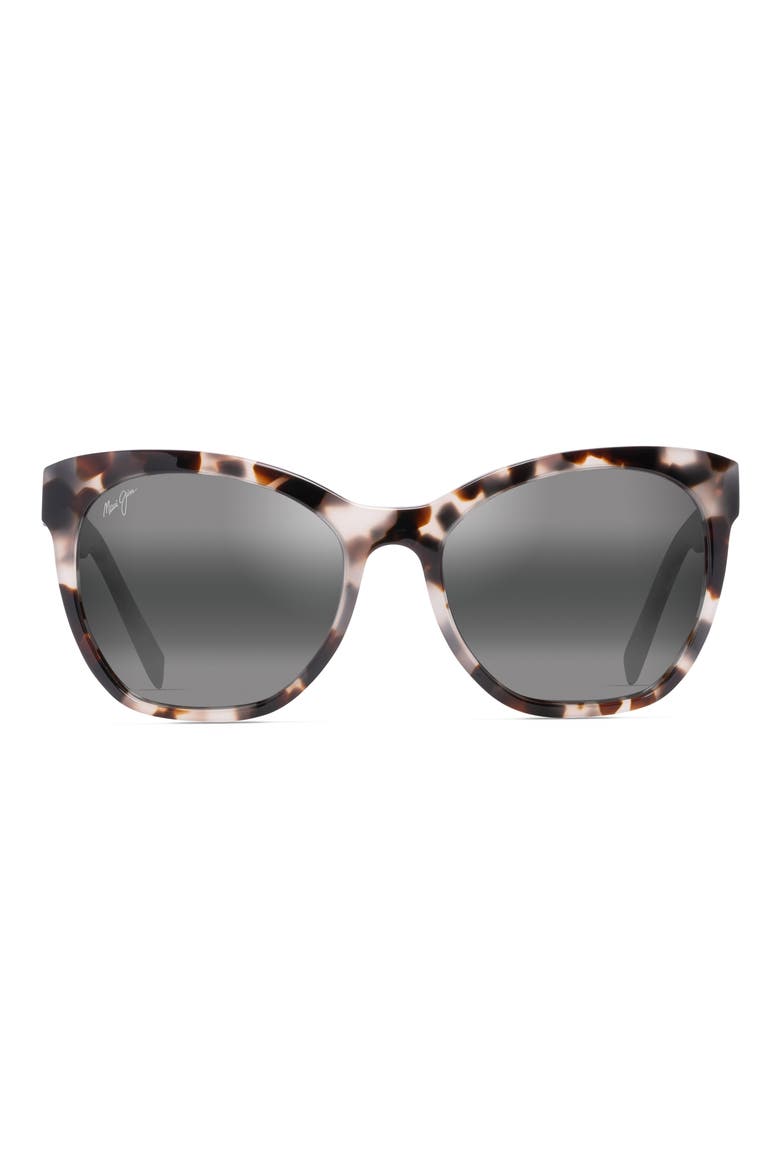 Alulu 56mm PolarizedPlus2® Sunglasses, Main, color, WHITE TOKYO TORTOISE