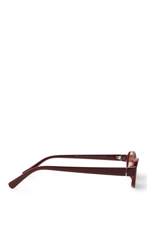Cotton On Jamie Slim Wrap Around Sunglasses In Brown