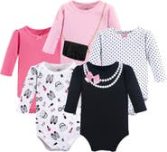 Little Treasure Essential 5-Pack Long-Sleeve Bodysuits