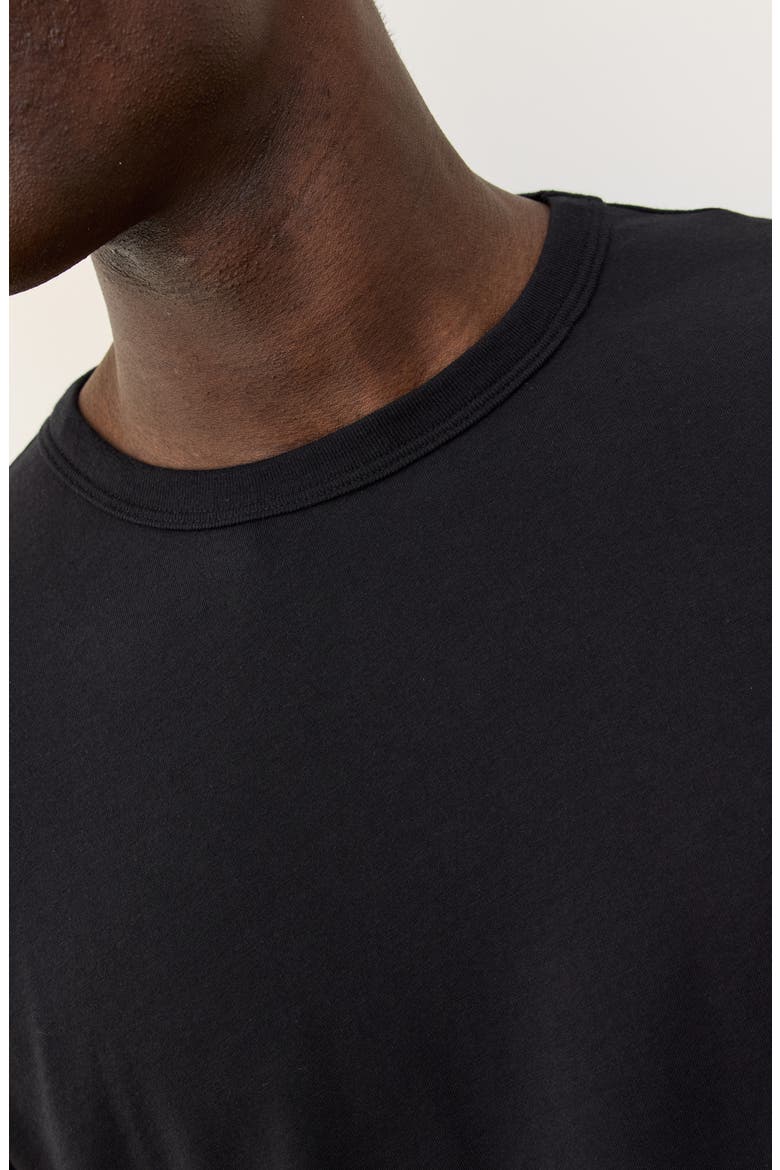 Signature Crewneck T-Shirt, Alternate, color, BLACK