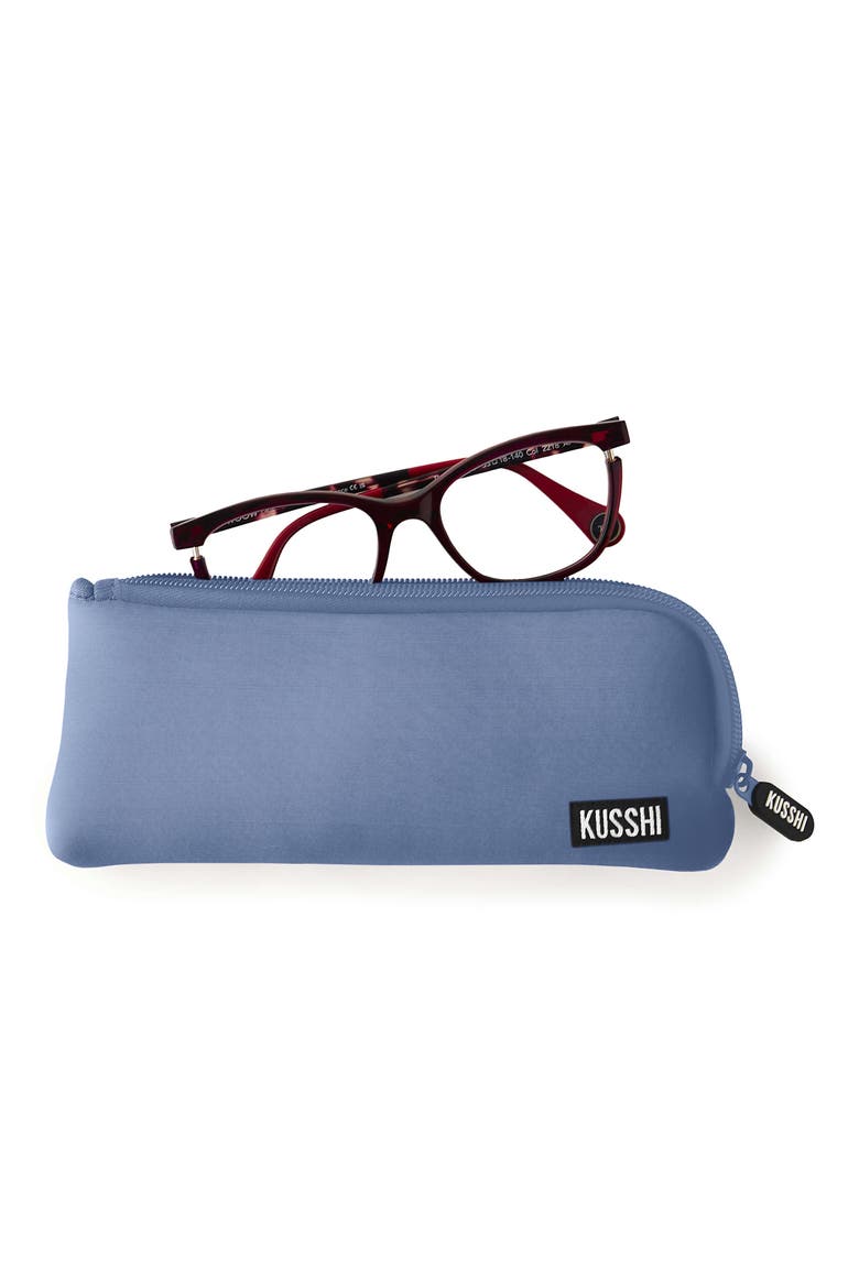 Cosmetics Pencil Case, Alternate, color, PEARL BLUE