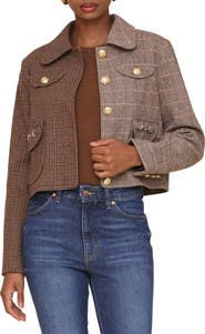 Avec Les Filles Mixed Media Jacket