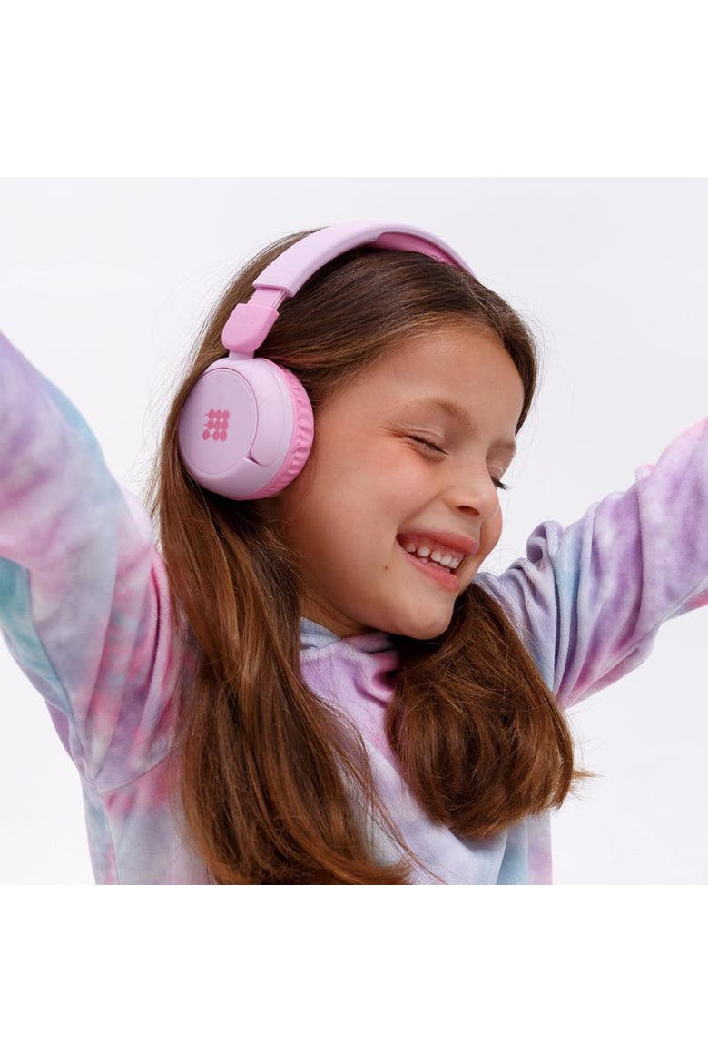 Bluetooth Headphones for Kids, Wireless , with Premium Sound Quality, Built In Microphone, 24 hours Playtime, Study Mode and Deep Bass, AUX Cord Black, Alternate, color, Purple