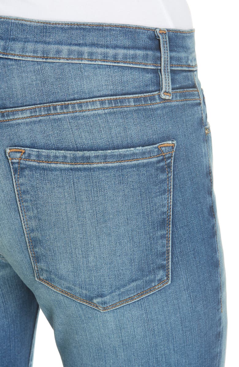 FRAME Le Skinny de Jeanne Petal Hem Ankle Jeans, Alternate, color,