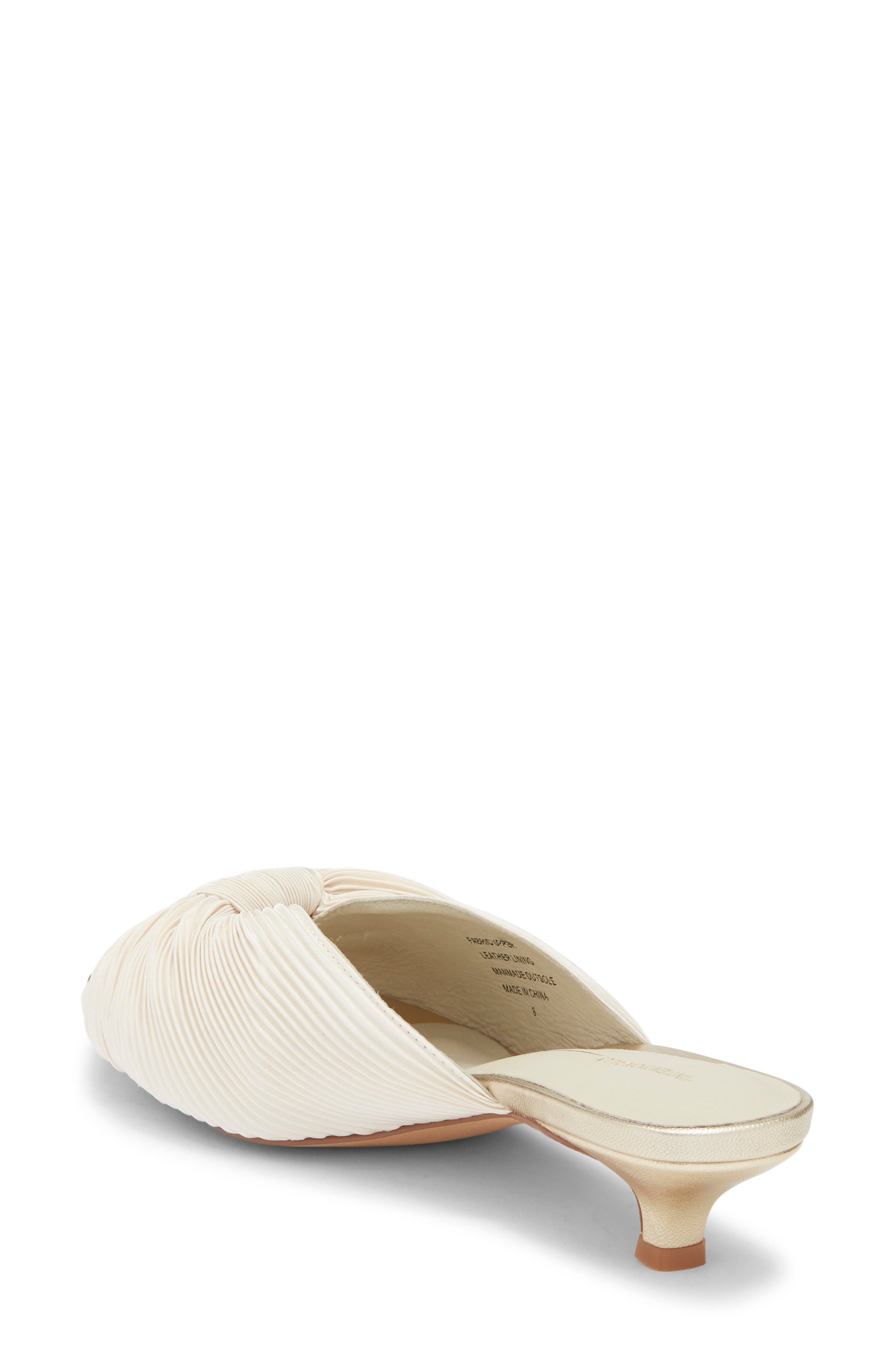 Curfew Knot Slide Sandal, Alternate, color, IVORY