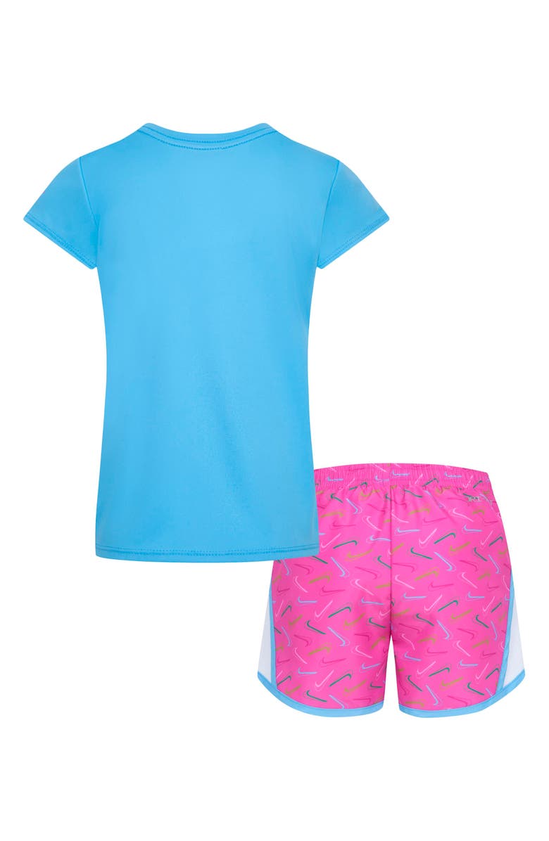 Nike Kids' Dri-Fit Swoosh Logo Tempo T-Shirt & Shorts Set, Alternate, color, 
