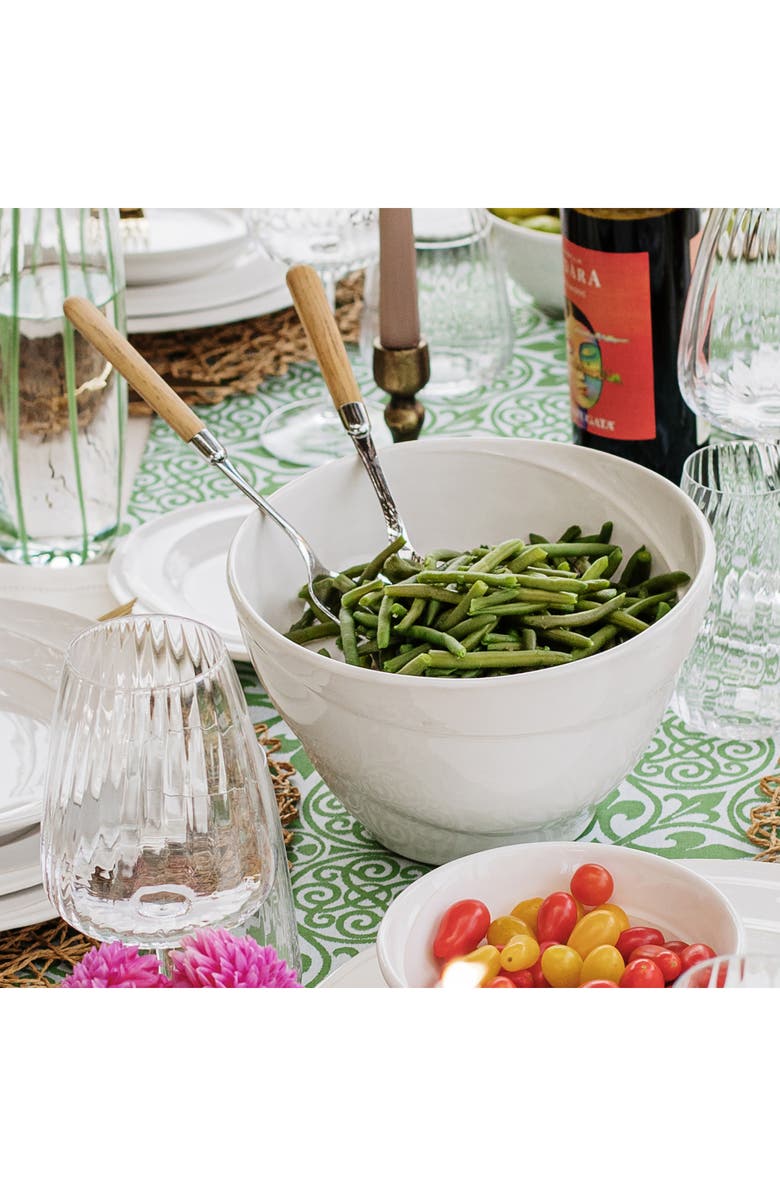 VIETRI Luna Deep Serving Bowl, Alternate, color, White