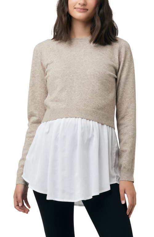 Ripe Maternity Sandy Detachable Maternity Nursing Top In Brown