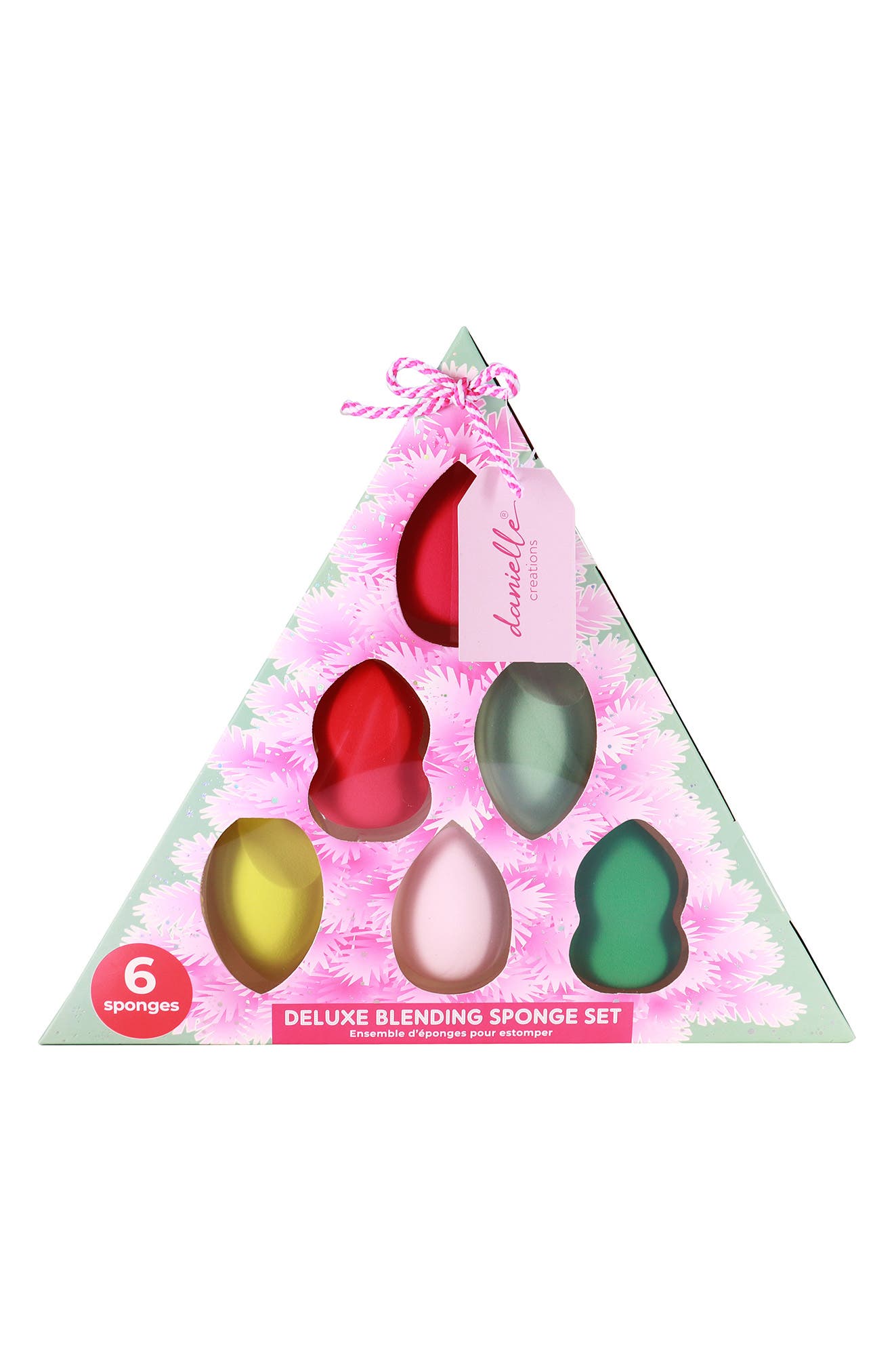 DANIELLE 6-Piece Merry & Bright Cosmetic Sponge Gift Set (Women ...