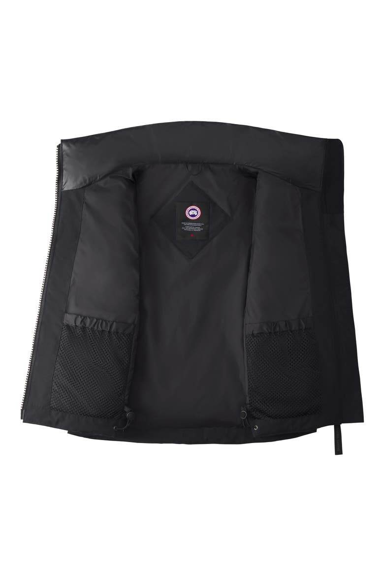 Grandview Black Label Crop 750 Fill Power Down Puffer Vest, Alternate, color, BLACK