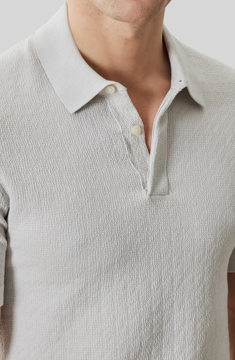 Robert Barakett Halric Polo Sweater, Alternate, color, Swan