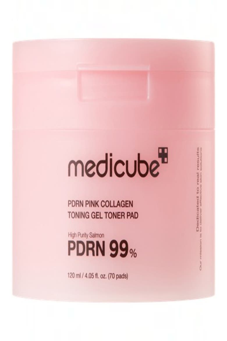 PDRN Pink Collagen Toning Gel Toner Pads, Main, color, PINK