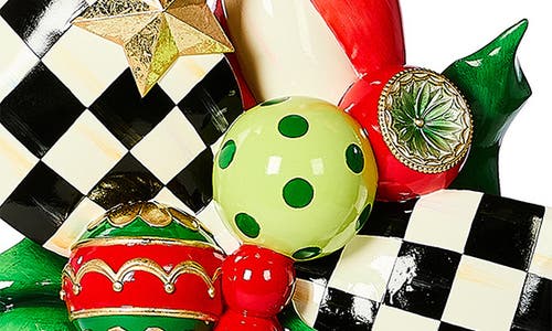 Mackenzie-childs Mackenzie Childs Check It Out Right Candy Cane Trophy In Multi