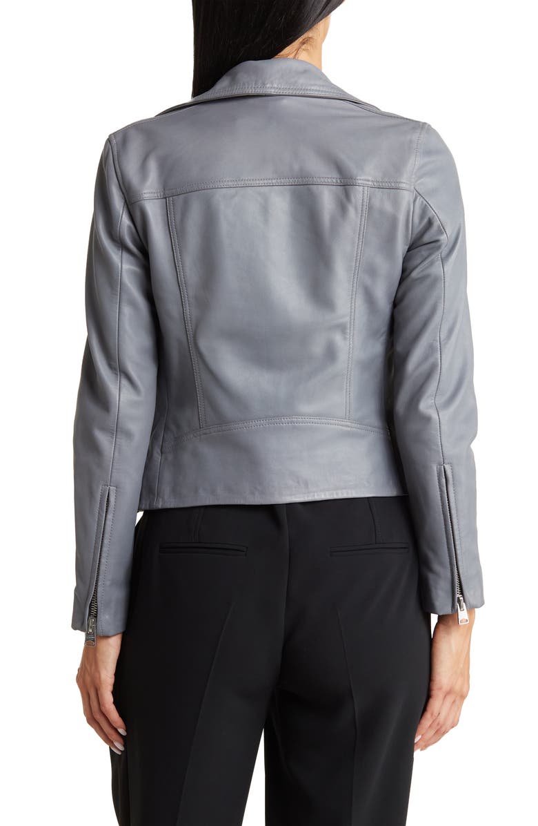 AllSaints Dalby Leather Biker Jacket, Alternate, color,