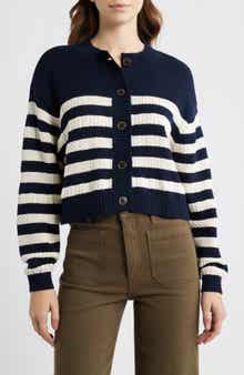 The Variation Stripe Cotton Cardigan