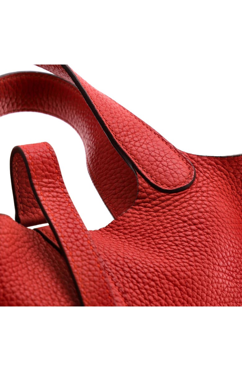 Pre-Owned Hermes Picotin Lock Bag Clemence PM, Alternate, color, Rouge Tomate