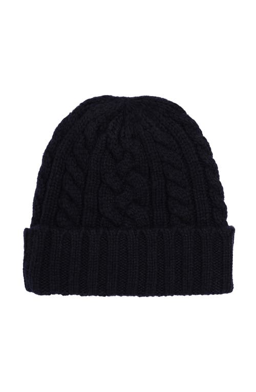 Polo Ralph Lauren Recycled Cable Beanie In Blue