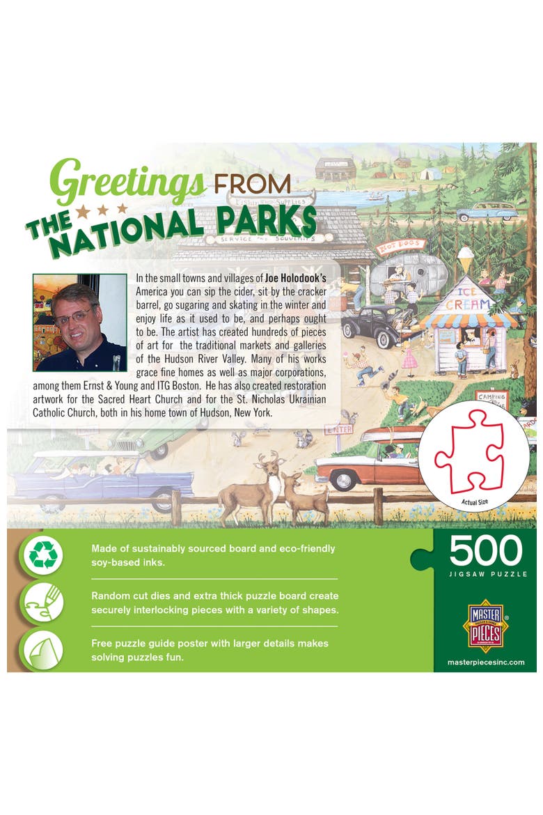Greetings From National Parks 500 Puzzle, Alternate, color, Multicolor