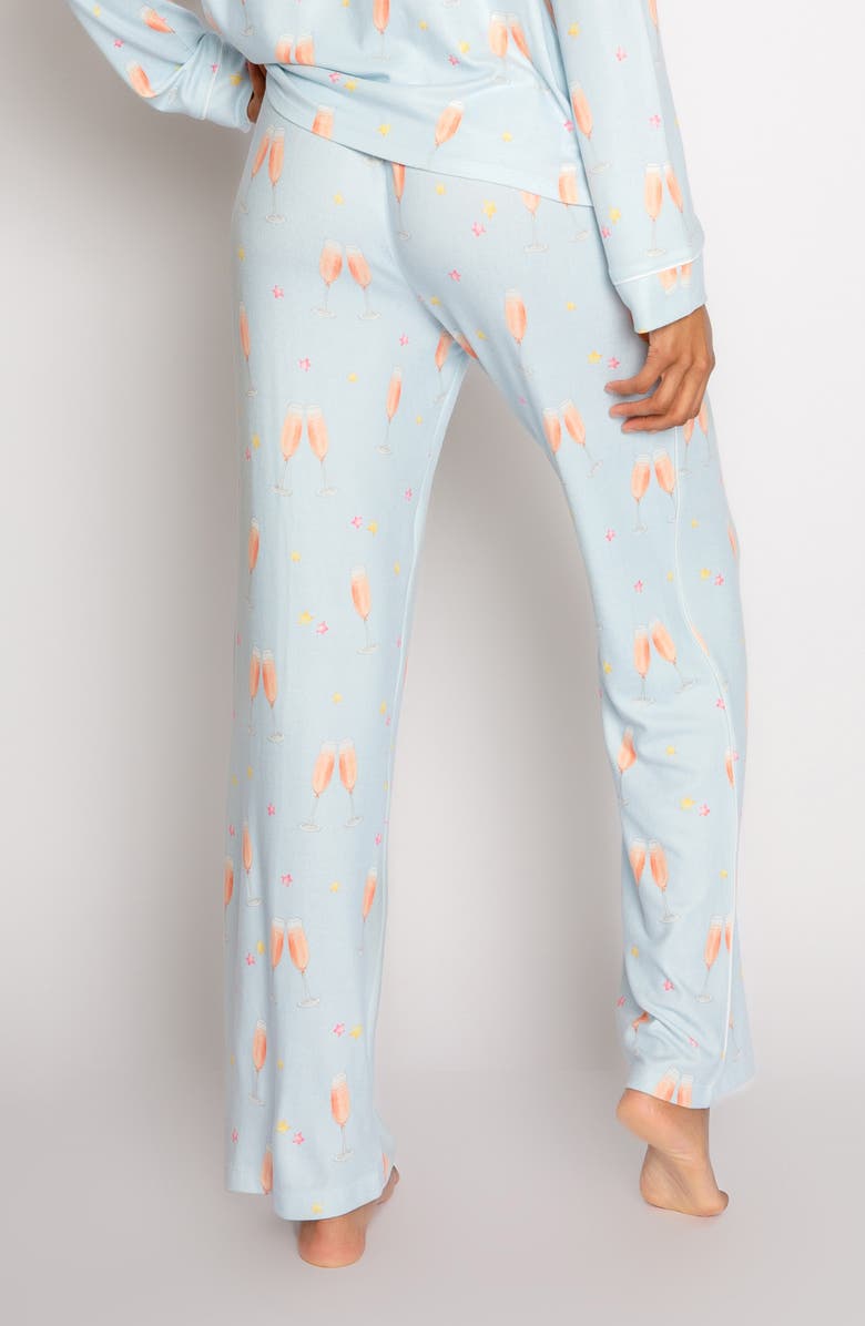 PJ Salvage Had Me At Rosé Jersey Pajama Pants, Alternate, color,