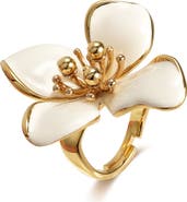 RETRO CHIC Large Iris Blossom Ring