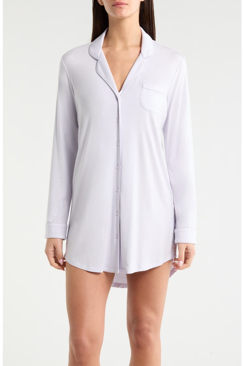 Moonlight Eco Nightshirt, Main, color, PURPLE PUFF