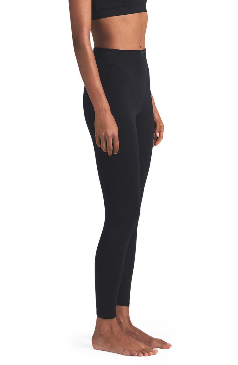 NikeSKIMS Matte High Waist V-Line Leggings, Alternate, color, Obsidian
