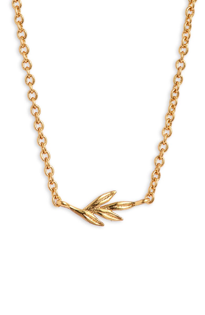 gorjana Willow Pendant Necklace, Main, color, 