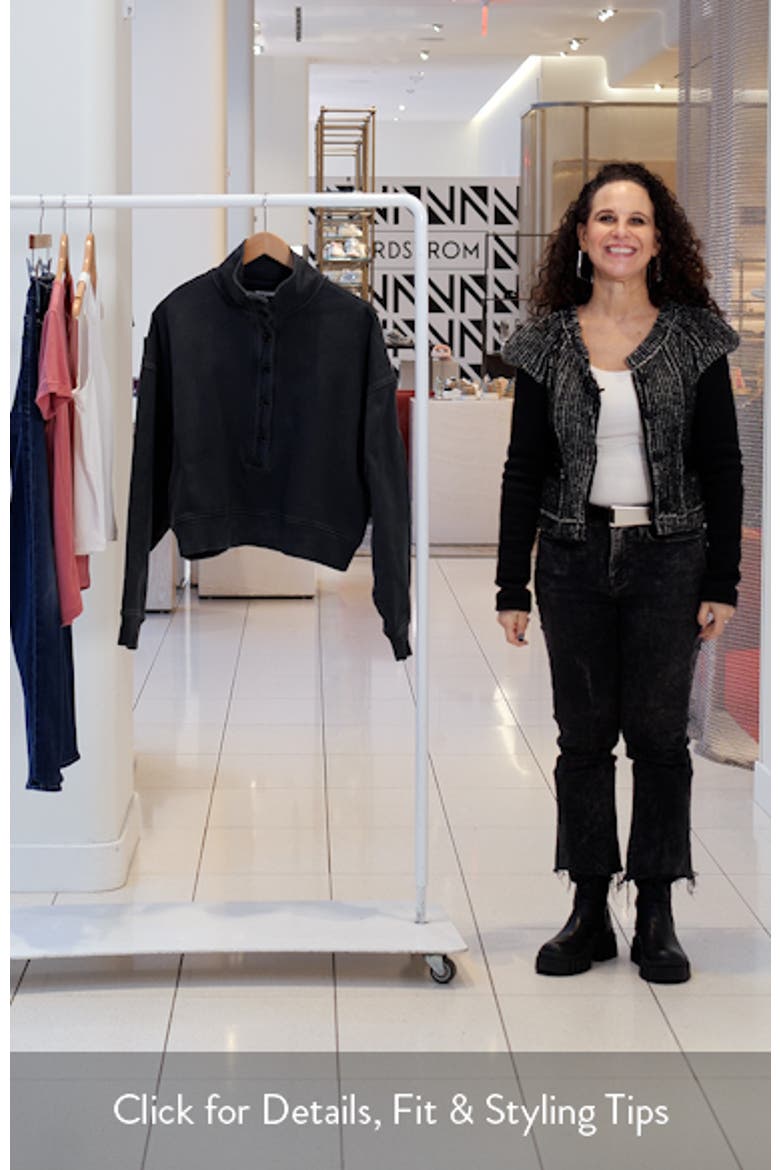 Mirelle Oversize Henley Sweatshirt video