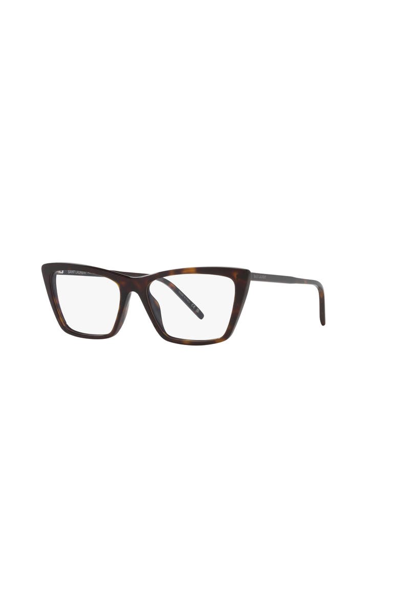 54mm Rectangle optical glasses, Main, color, Tortoise