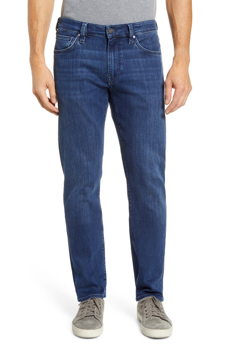 Courage Straight Leg Jeans, Main, color, MID URBAN