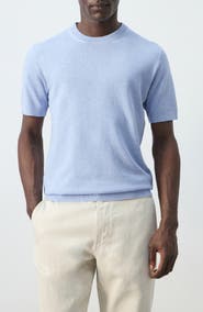 MANGO Fine Knit T-Shirt