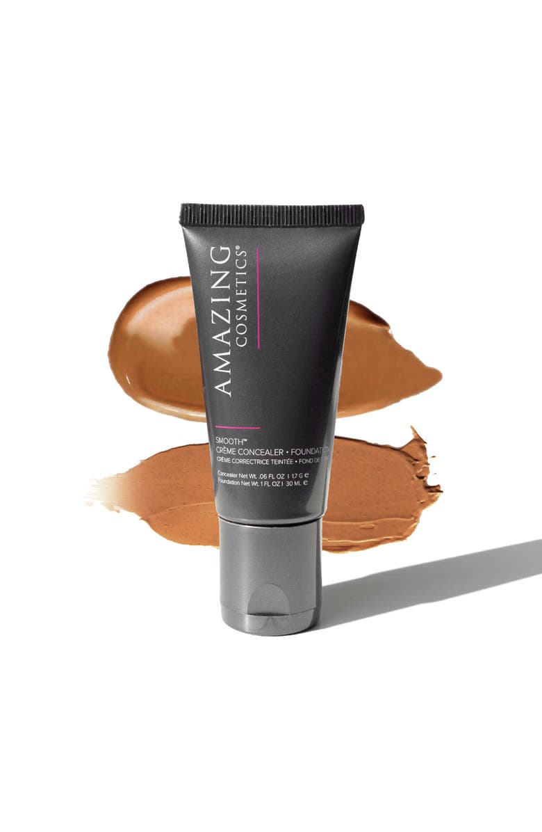 AMAZINGCOSMETICS SMOOTH Crème Concealer & Foundation Duo, Alternate, color, Deep Golden