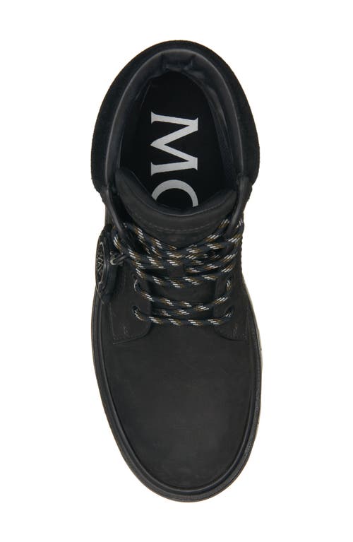 Moncler Peak City Lace-up Boot In Black