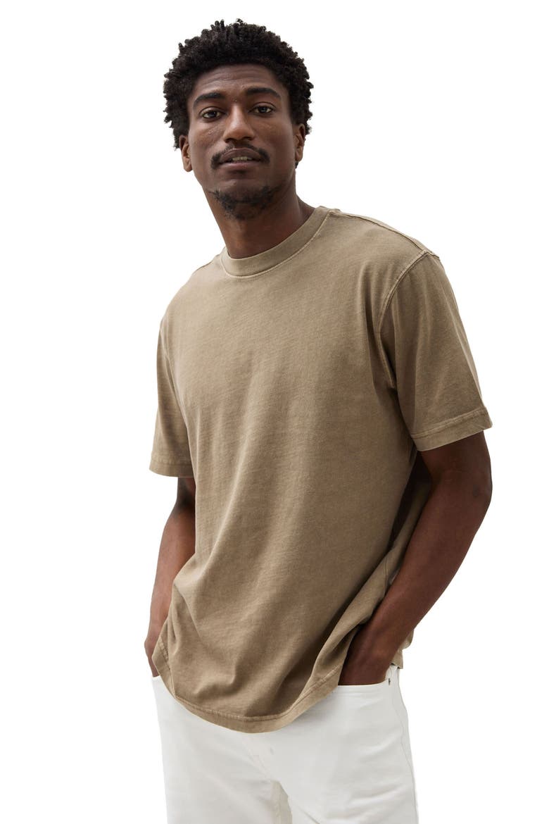 The Relaxed Short Sleeve Tee, Alternate, color, Warm Grey