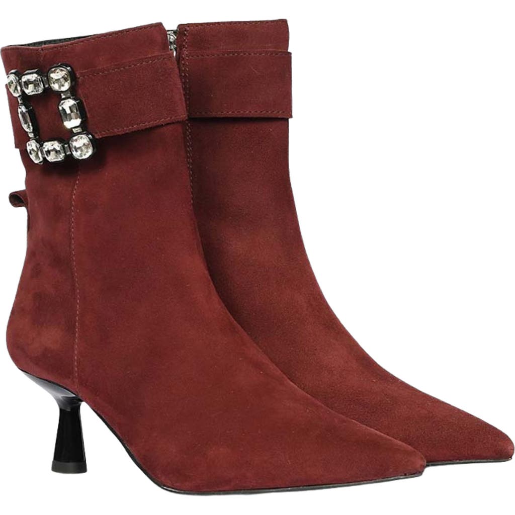 Saint G Eishi Pointed Toe Bootie In Brown
