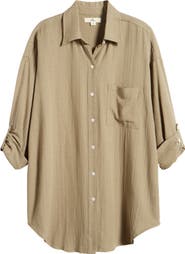 Rip Curl Premium Linen Button-Up Blouse