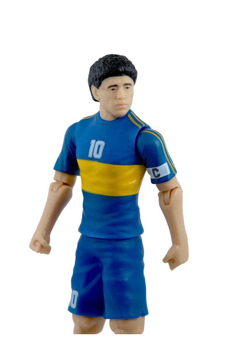 Banbo Toys Sockers Boca JR Diego Maradona 8" Soccer Action Figure, Alternate, color, Blue
