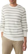 Faherty Sunwashed Stripe Organic Cotton Sweater