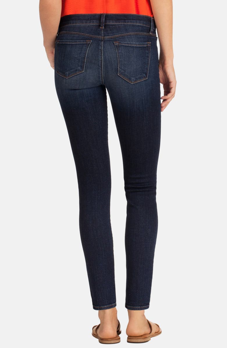 J Brand Mid-Rise Skinny Jeans, Alternate, color, Oblivion