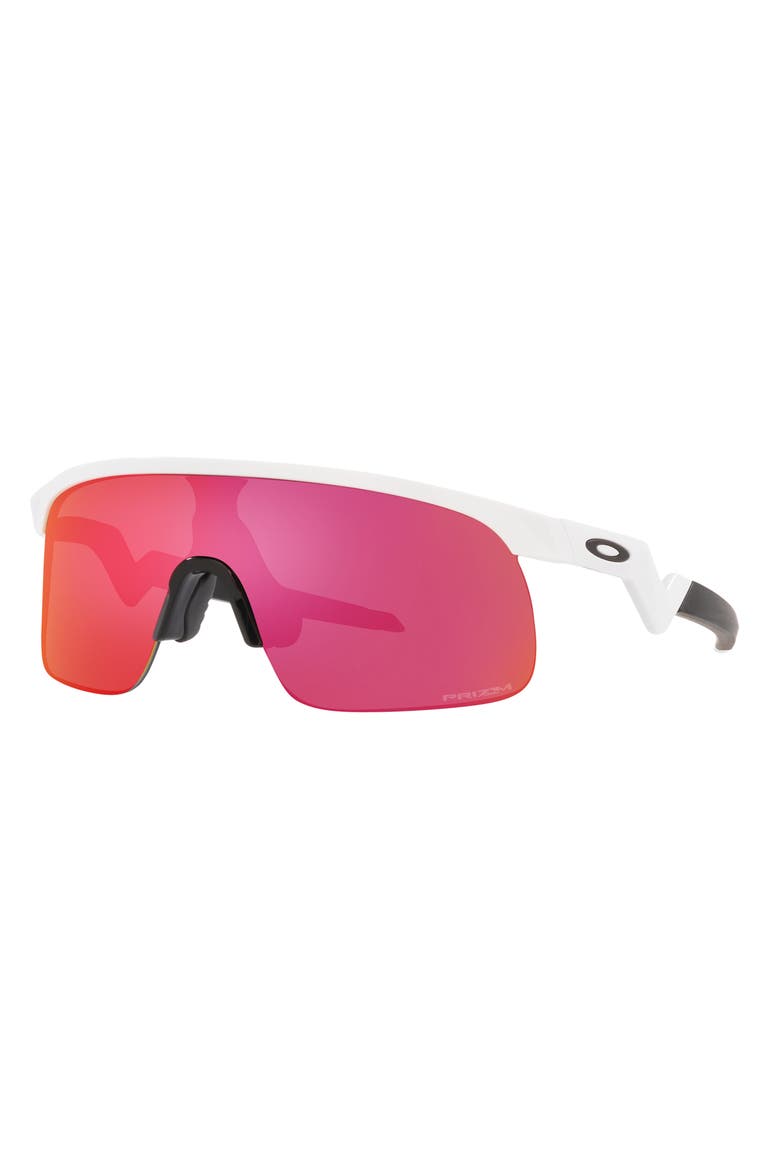 Kids' Resistor 29mm Prizm™ Rectangular Sunglasses, Alternate, color, WHITE / RED