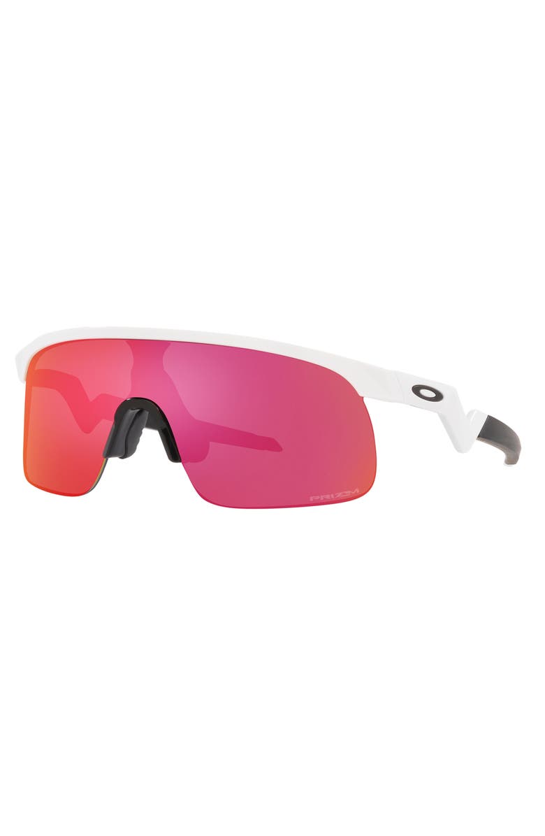 Oakley Kids' Resistor 29mm Prizm<sup>™</sup> Rectangular Sunglasses, Alternate, color, White